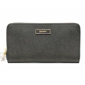 DKNY | Saffiano Leather Zip Around Wallet